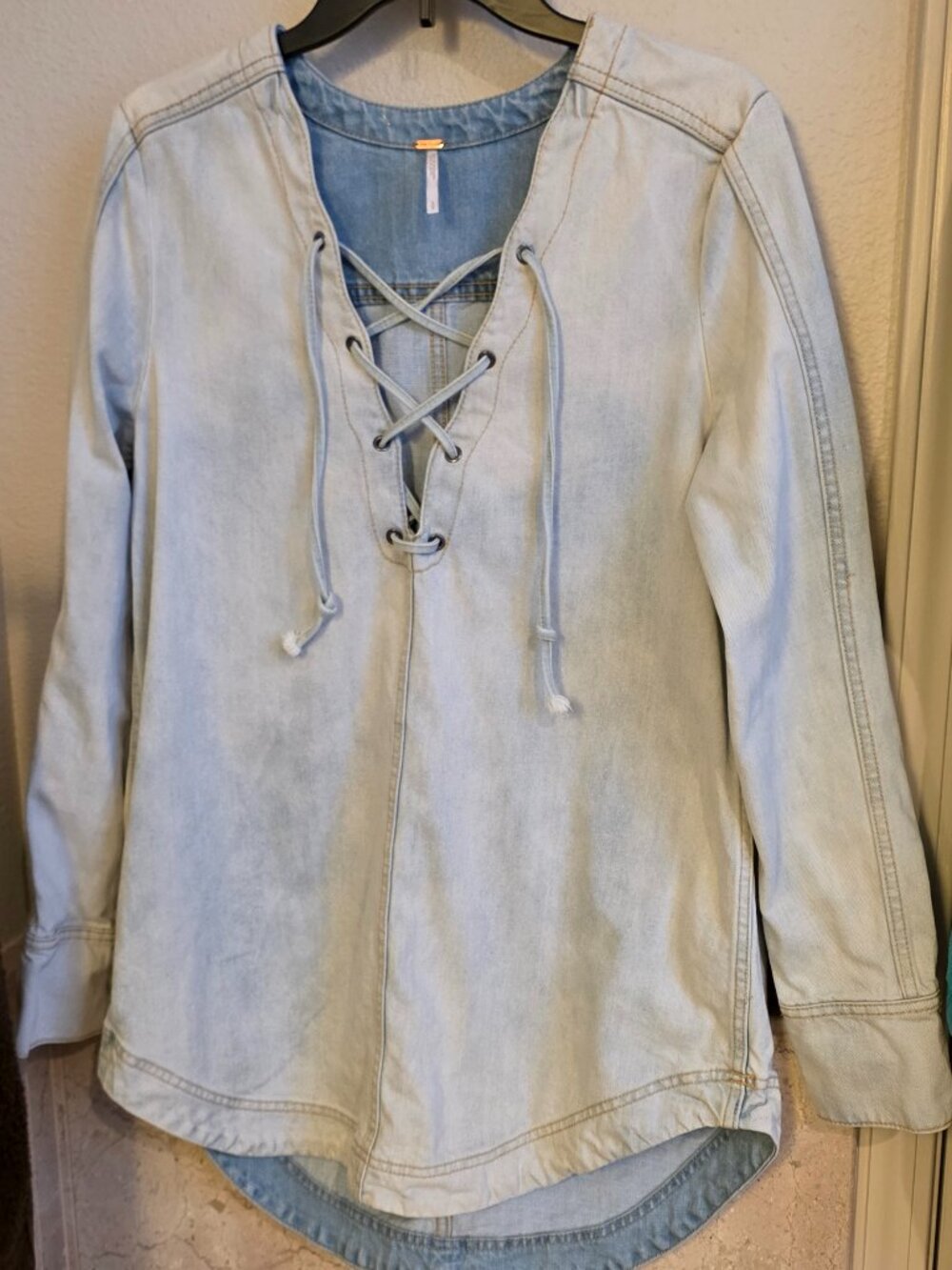 Free People Denim Tunic, NWOT, size S